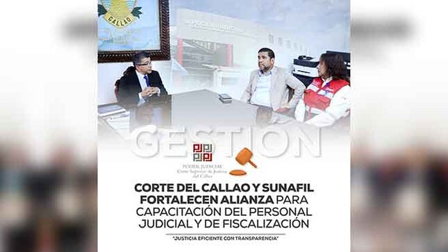  Corte Superior del Callao y Sunafil fortalecen alianza para capacitación del personal judicial y de fiscalización