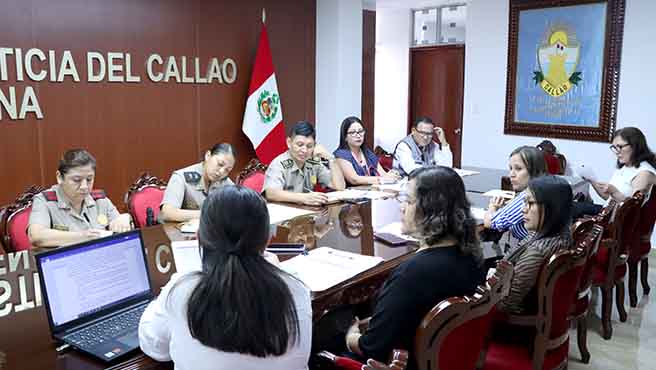 Autoridades que conforman el SNEJ Callao adoptarán acciones para frenar violencia contra la mujer