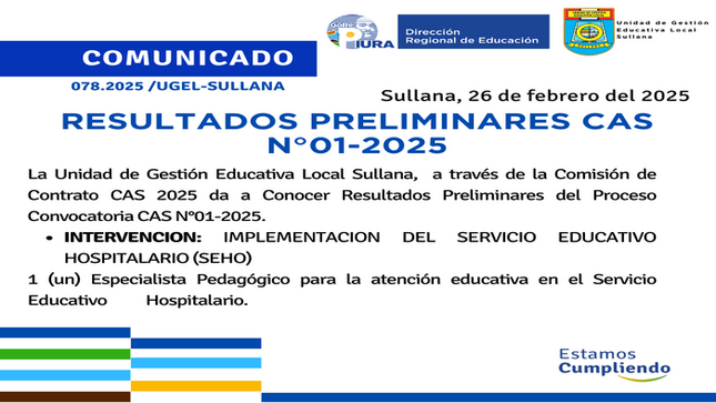 Comunicado N°78-2025