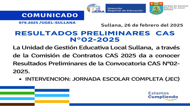Comunicado N°79-2025