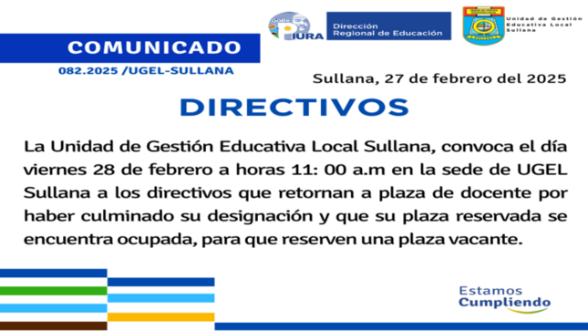 Comunicado N°82-2025