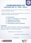 Vista preliminar de documento Comunicado 02 - Proceso CAS 01-2025-HEJCU
