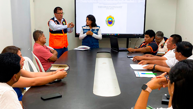 El Cenepred también está brindando asesoría a las Municipalidades Distritales de Independencia y Sunampe en la formulación de sus respectivos PAA y RI, con miras a su pronta aprobación.