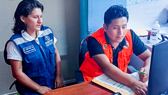 El Centro Nacional y la Municipalidad Distrital de Huancano están trabajando codo a codo en la identificación de riesgos en el sector de Villanueva