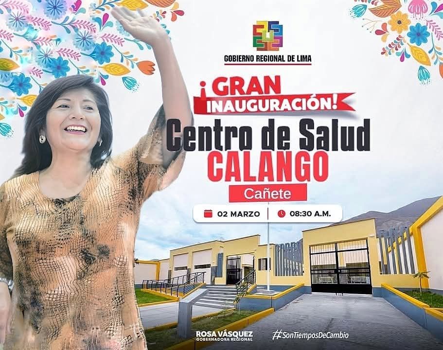 RIS Chilca Mala: Vivamos la inauguración del Centro de Salud de Calango