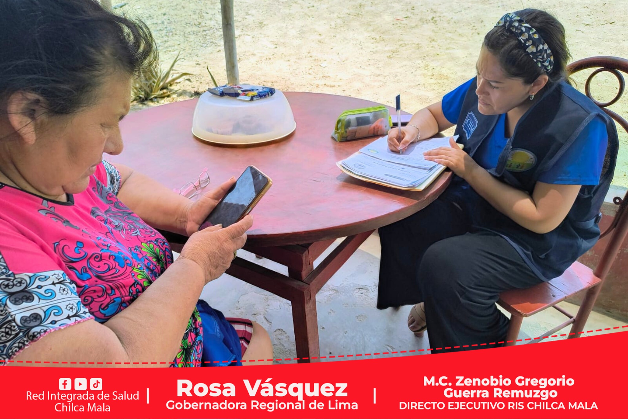 RIS Chilca Mala: Centro de Salud Mental Comunitario "Valle de la Esperanza" realiza visitas domiciliarias