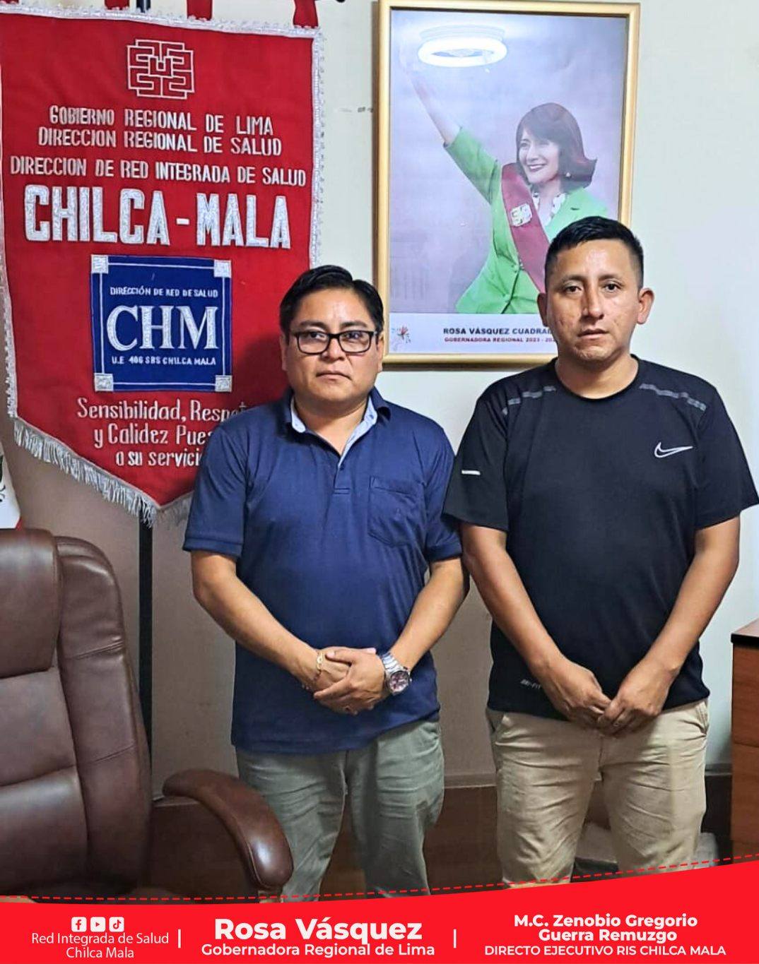 Director Ejecutivo de la RIS Chilca Mala se reunió con Consejero Regional para exponer realidad situacional de la institución