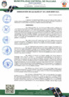 Vista preliminar de documento AUTORÍCESE, la Formalización de Notas de Modificación Presupuesta! Tipo 003 Créditos Presupuestales y Anulaciones correspondiente al mes de enero 2025.
