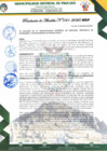Vista preliminar de documento ENCARGAR, el despacho de alcaldía al REGIDOR LORENZO ESCOBAR PALOMINO - TENIENTE ALCALDE, por motivo de que el titular se encuentra en comisión de servicios a la ciudad de Lima.