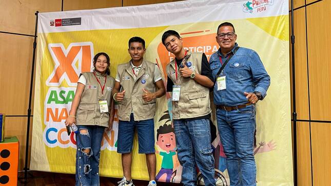 "Adolescentes loretanos participantes en la XI Asamblea Nacional del CCONNA"