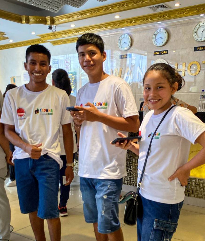 "Adolescentes loretanos participantes en la XI Asamblea Nacional del CCONNA"