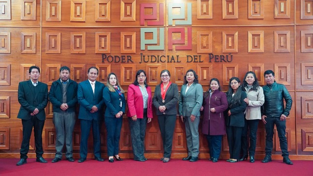 Presidenta de la Corte de Cusco sostuvo importante reunión con administradores de Módulos y Sedes Judiciales de Cusco y Provincias