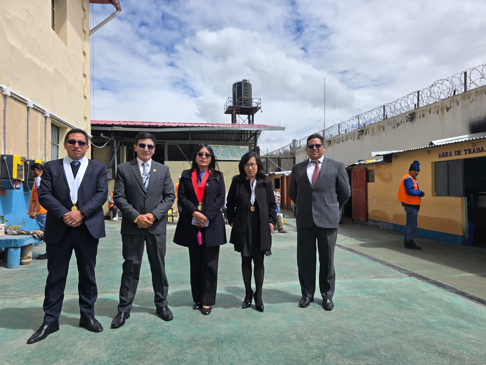 Jueces Penales de la Sede Judicial de Canchis visitan el establecimiento penitenciario de Sicuani