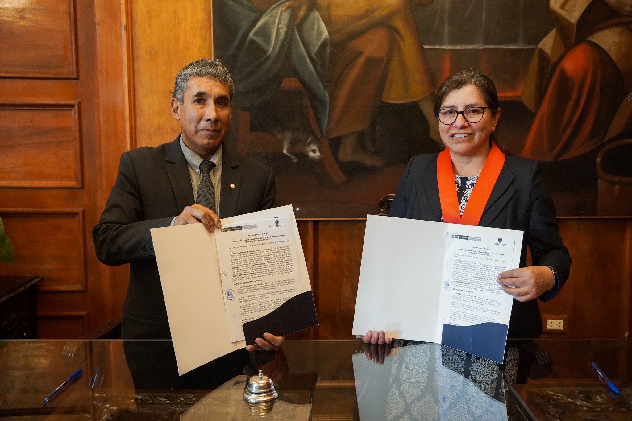 Corte de Cusco y el INPE firman convenio para fortalecer la reinserción social