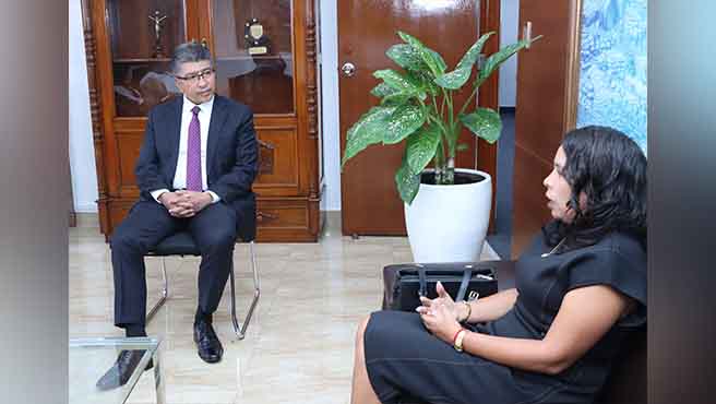 Presidente de la Corte Superior del Callao, Miguel Castañeda Moya y Directora del Servicio de Orientación Adolescente Callao impulsarán acciones para la reinserción social de infractores