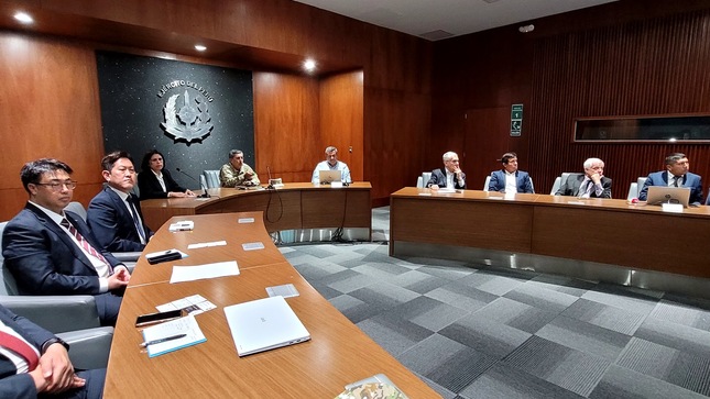 Reunion en sala del CGE