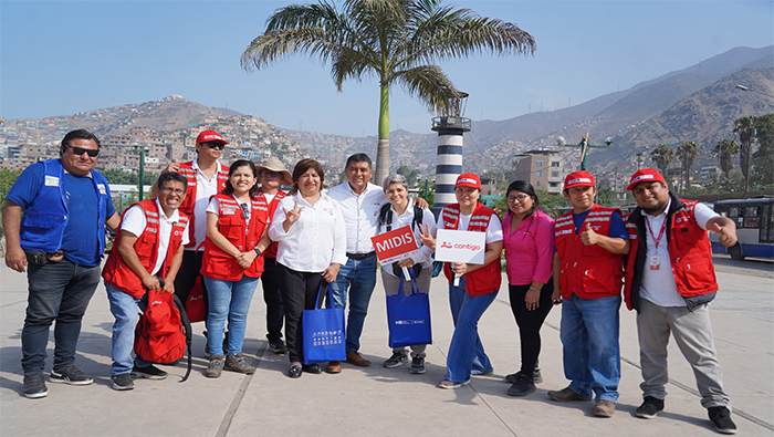 visita a las familias beneficiarias del Programa Contigo