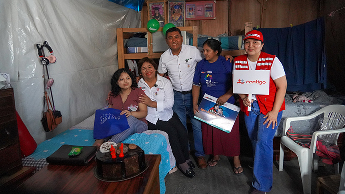 visita a las familias beneficiarias del Programa Contigo