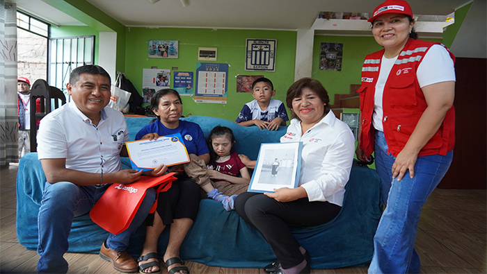 visita a las familias beneficiarias del Programa Contigo