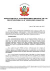Vista preliminar de documento Resolución de la Superintendencia Nacional de los Registros Públicos n.° 033-2025-SUNARP/SN