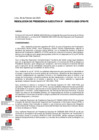 Vista preliminar de documento Resolución de Presidencia Ejecutiva N.° 012-2025-OFIS-PE