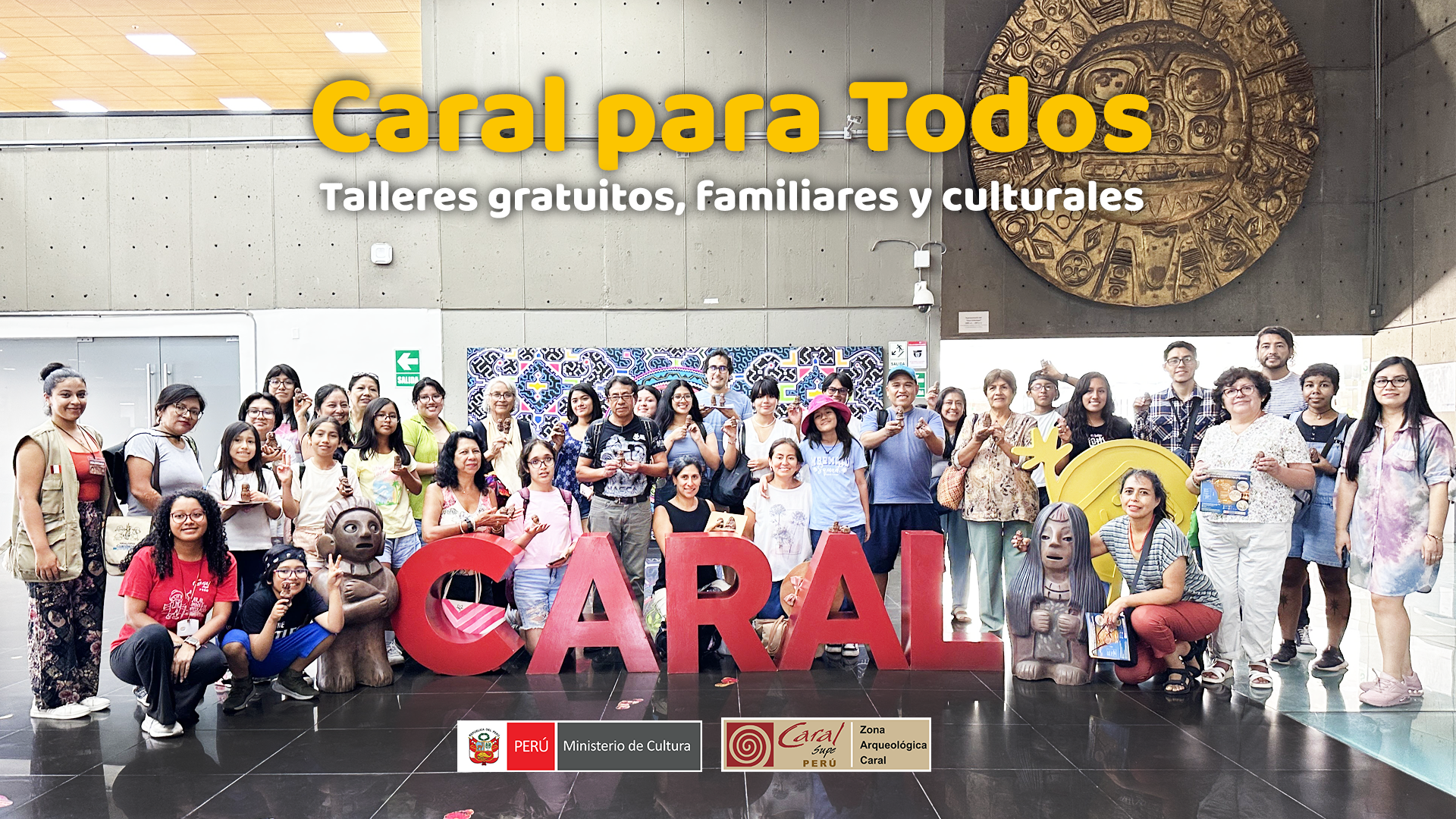 Caral para Todos: febrero estuvo lleno de talleres culturales gratuitos