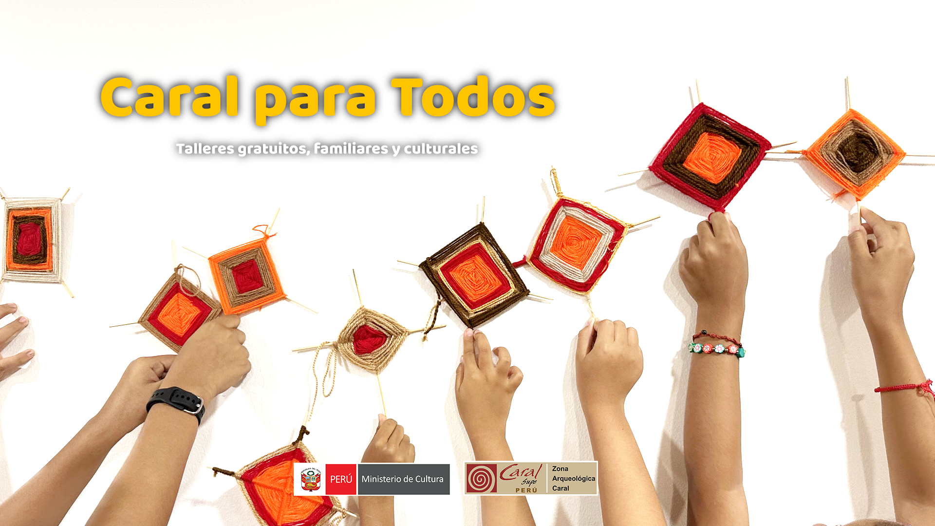 Caral para Todos: febrero estuvo lleno de talleres culturales gratuitos
