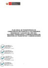 Vista preliminar de documento Plan Anual de Transferencia de Competencias Sectoriales a los Gobiernos Regionales y Locales del Año 2025-Sectores Transportes y Comunicaciones  del MTC