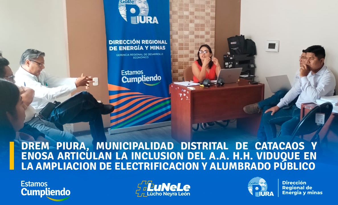Foto Dirección de Energía y Minas Piura