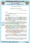 Vista preliminar de documento Resolución de Alcaldía N.º032-2017-MDC-A. 
