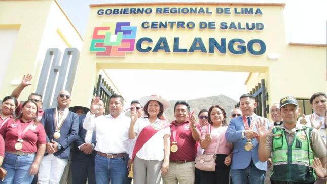Calango ya cuenta con moderno centro de salud 