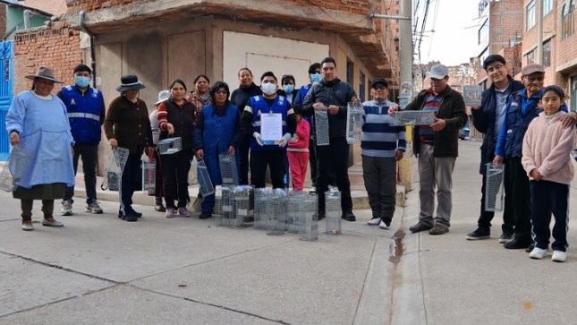 Municipalidad de Puno capacita a vecinos del barrio bellavista en control de plagas