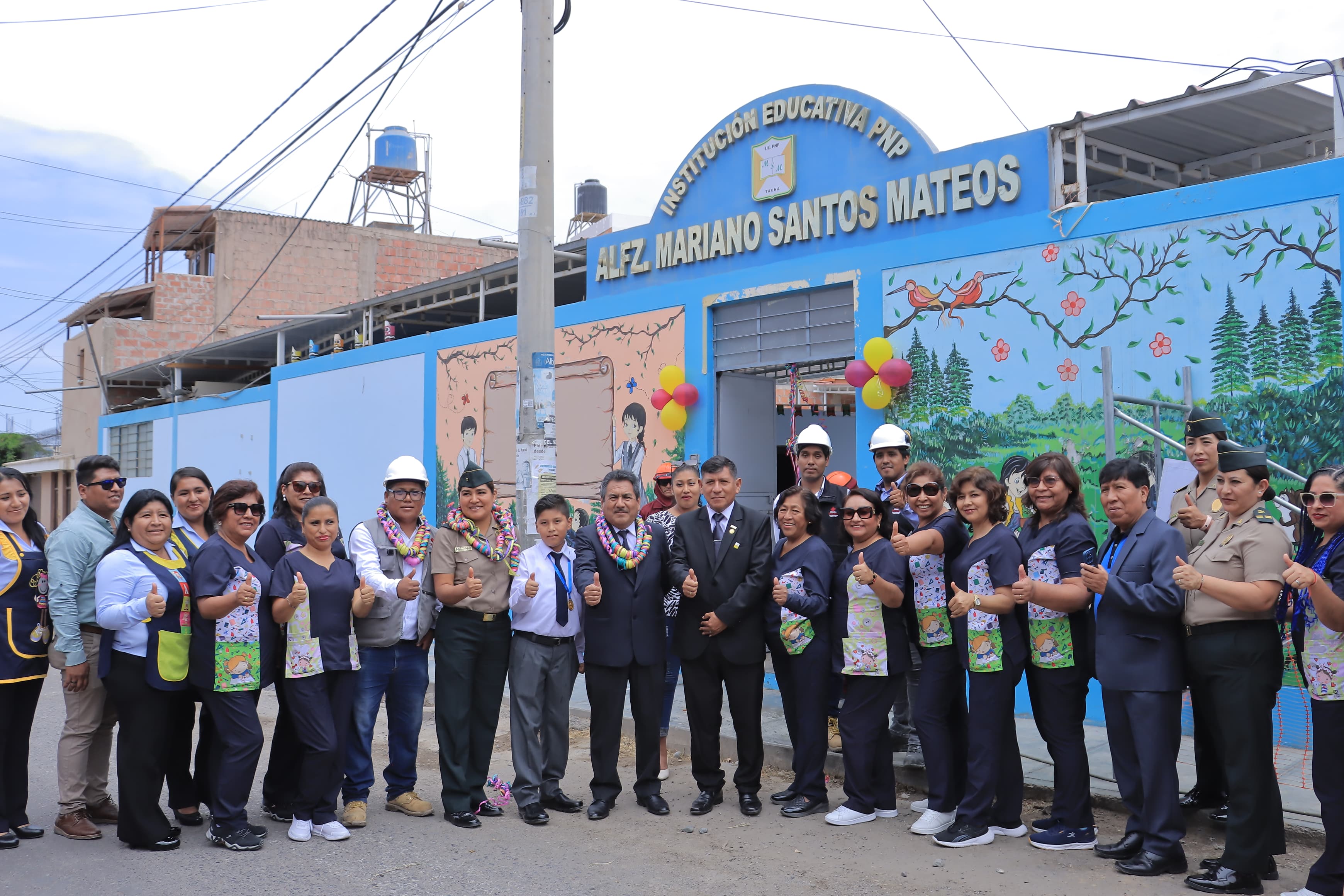 GORE Tacna inicia mantenimiento total a plantel de la PNP
