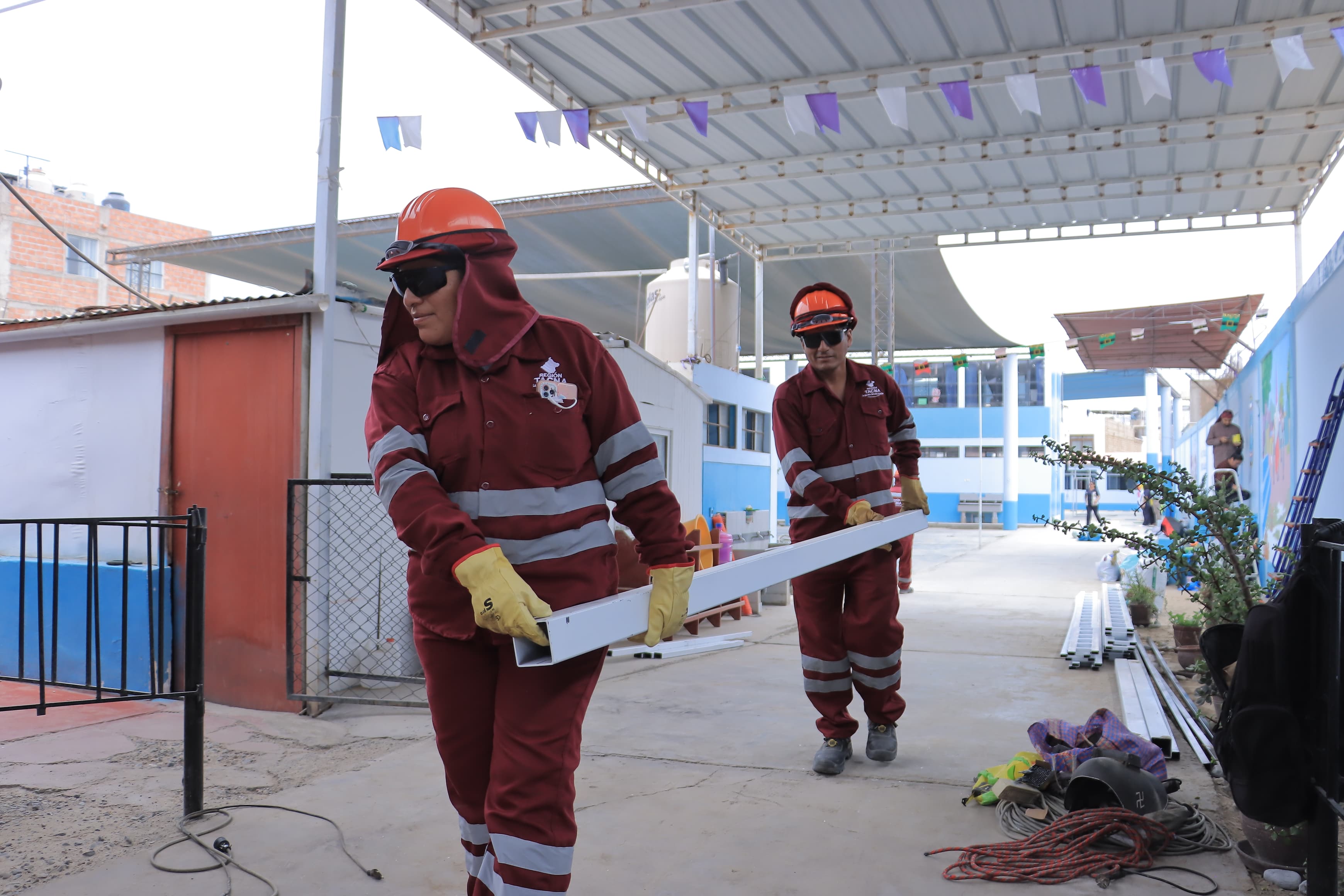 GORE Tacna inicia mantenimiento total a plantel de la PNP