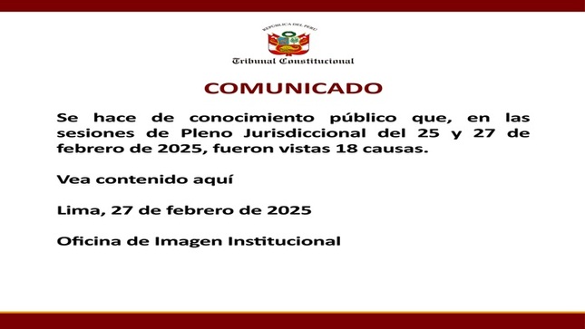 Comunicado
