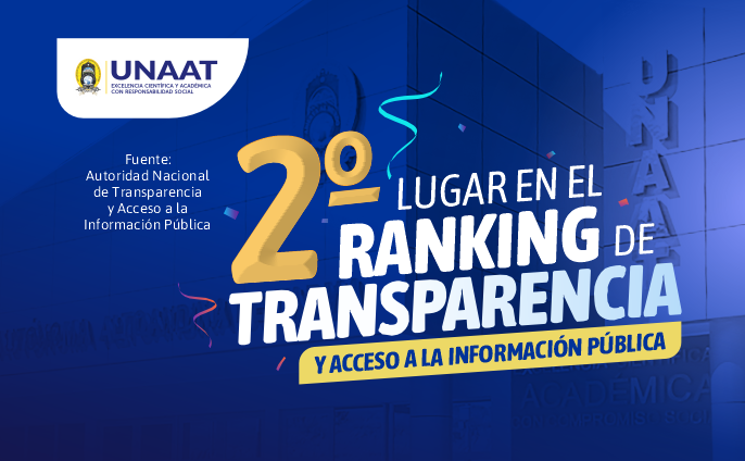 Segundo lugar en Transparencia Universitaria