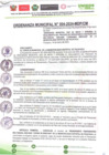Vista preliminar de documento Ordenanza Municipal N004-2024-MDP-CM - PP