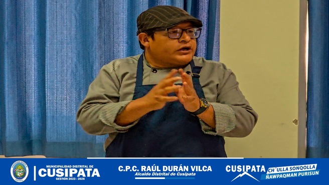 Sesi贸n demostrativa sobre alimentos ricos en hierro de origen animal en poblaci贸n urbana de Cusipata