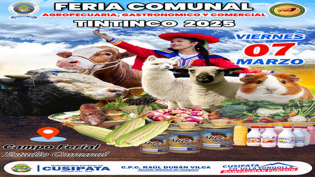 Feria Comunal, Agropecuaria, Gastronómico y comercial Tintinco 2025