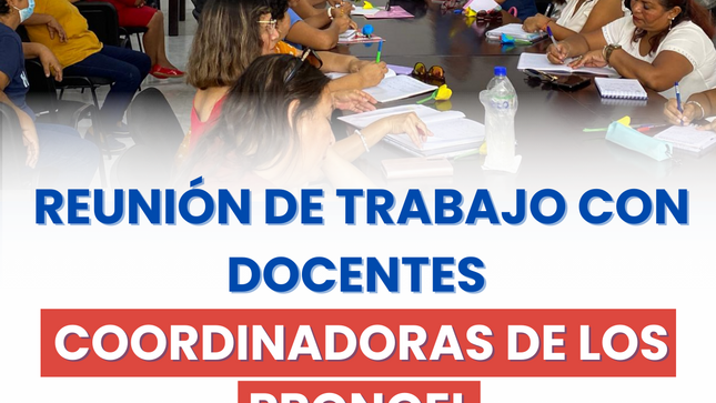 Reunión de trabajo con docentes coordinadoras de los PRONOEI de UGEL Piura para garantizar el buen inicio del año escolar 2025