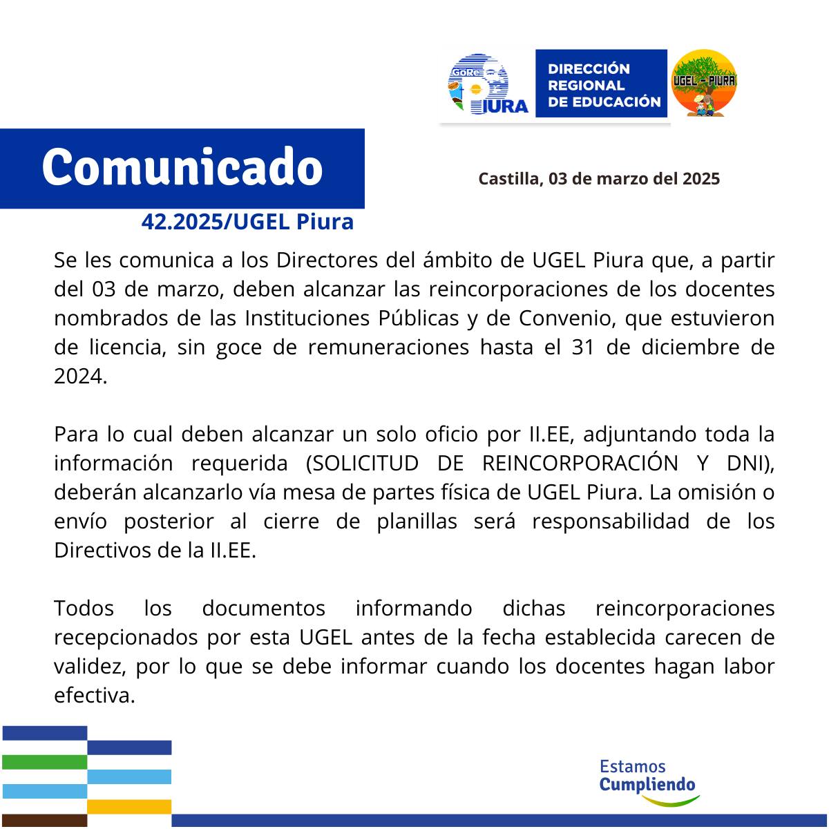 Comunicado