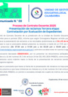 Vista preliminar de documento Comunicado N.° 003-2025-CCD_Presentacion de reclamos EvEx