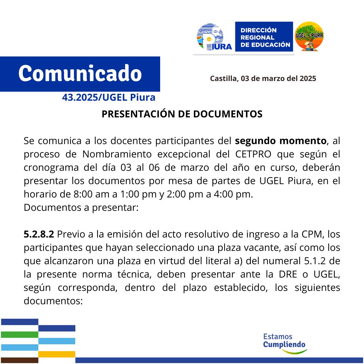 Comunicado