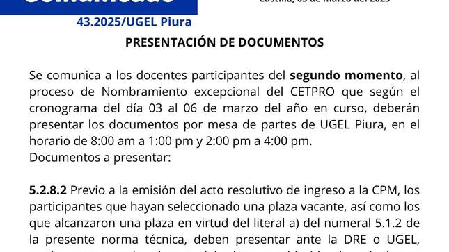 Comunicado