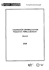 Vista preliminar de documento ESPECIFICACIONES TÉCNICAS PRODUCTOS FARMACEUTICOS 8A