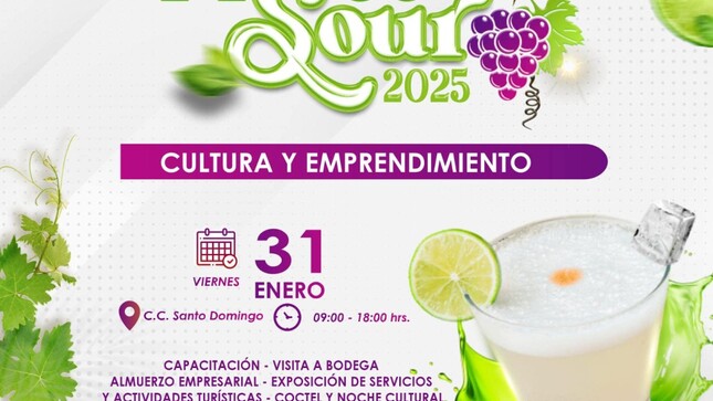 La Municipalidad Provincial de Mariscal Nieto invita a toda la comunidad a participar en la celebración del Día del Pisco Sour, una fecha especial para rendir homenaje a nuestra bebida bandera.