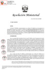 Vista preliminar de documento RM N° 00231-2025-DE ( Autorizar a la MGP la adquisición de nueve (9) vehículos)