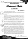 Vista preliminar de documento RA 040-2025-MPC