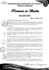 Vista preliminar de documento RA 050-2025-MPC