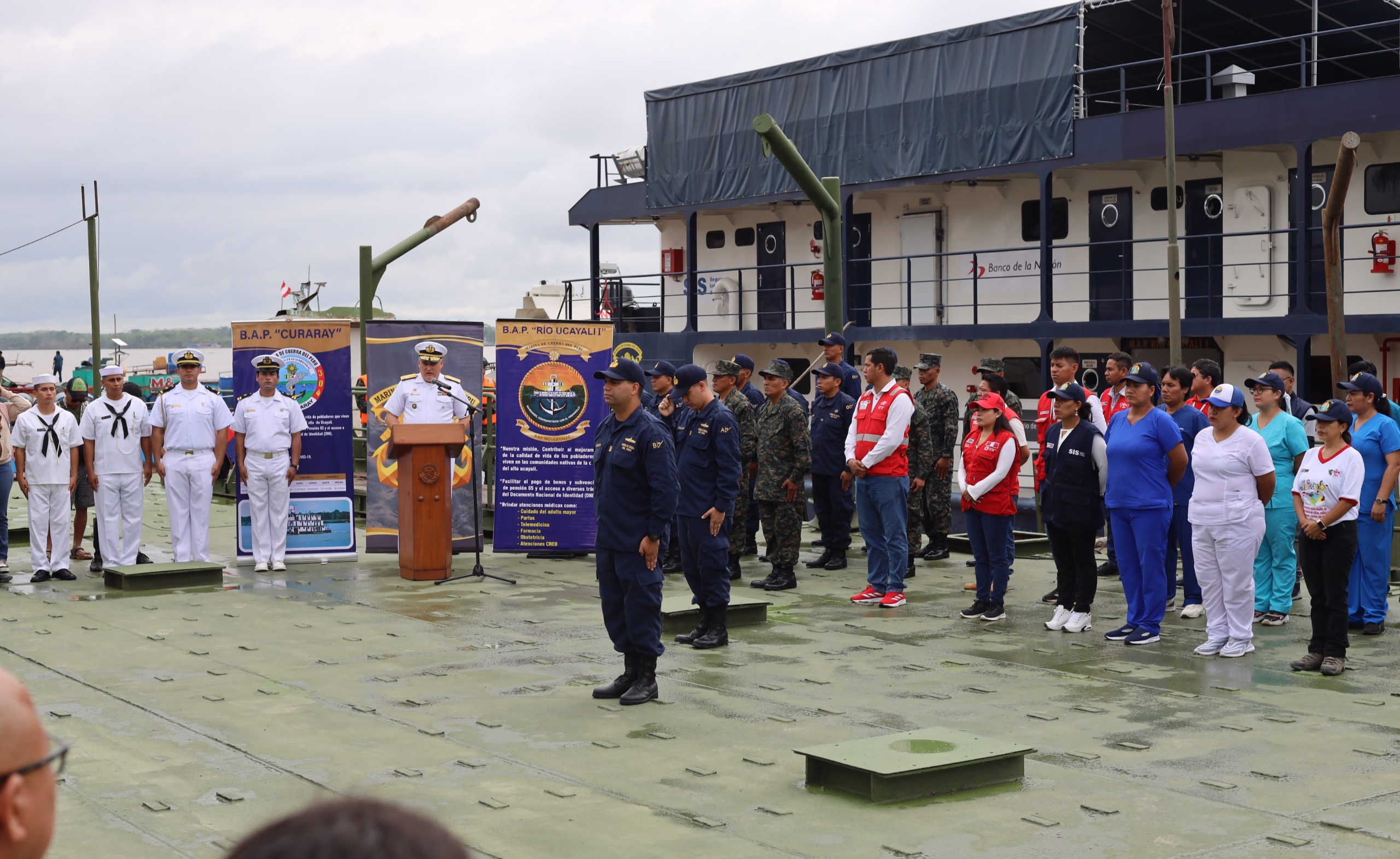 Presidente de la Corte de Ucayali participó en la ceremonia de zarpe del B.A.P. “Río Ucayali I” y B.A.P. “Curaray” (5)